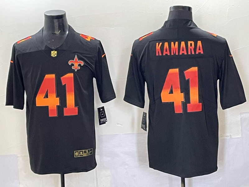 Men 2025 New Orleans Saints #4 Kamara black Limited NFL Jersey 003->new orleans saints->NFL Jersey